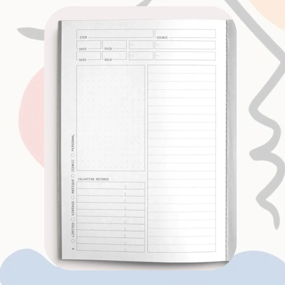 🆕 🎉 rare Collector’s Friend hobby tracker notebook journal planner
